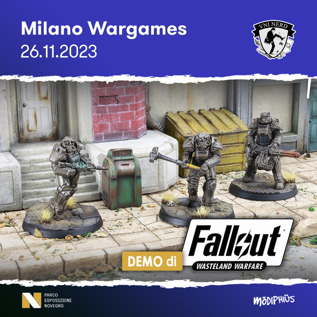 Demo di Fallout Wasteland Warfare al Milano Wargames 2023