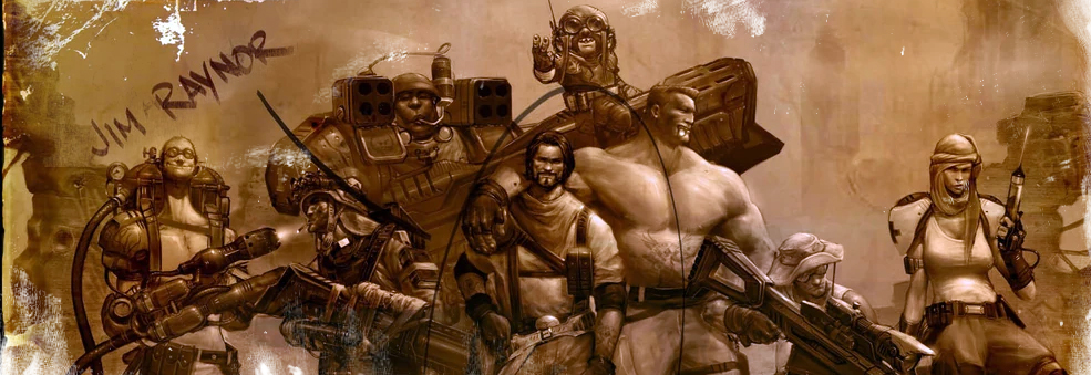 Illustrazione dei "Randagi di Raynor" durante la guerra su Tarsonis.