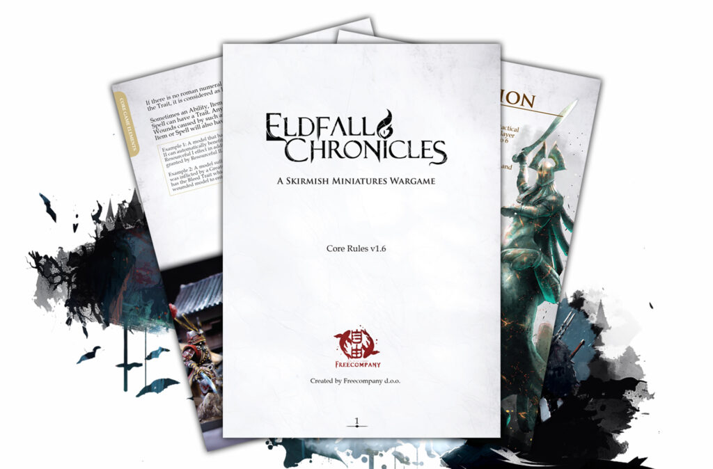 Alcune pagine del manuale di Eldfall.